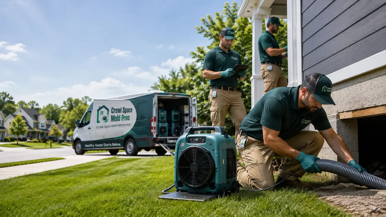 Crawl Space Mold Removal in Smithton, IL